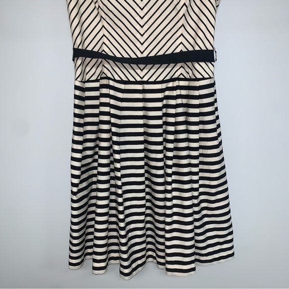 Corey Lynn Calter Corset Dress Size 6 US Ivory  Black‎ Lace Up Anthropologie - Picture 3 of 16